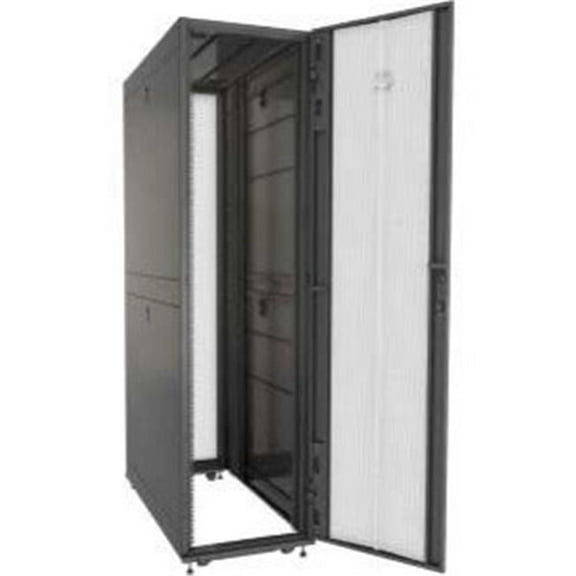 2265 x 800 x 1200 mm 48U with Doors, Sides & Casters VR Rack - Black