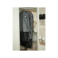 thumbnail image 4 of Covermates Keepsakes Deluxe Garment Bag Set - Premium Polyester - Full Length Zipper - ID Window - Carrying Handles - Stowaway Pouch - Closet Storage, Grey, 4 of 8