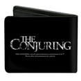 thumbnail image 2 of Warner Bros. Horror Movies Wallet, Bifold, The Conjuring House Scene Logo Black White, Vegan Leather, 2 of 5