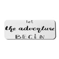 thumbnail image 1 of Adventure Computer Mouse Pad, Hand Written Style Different Typography Inspirational Words of Wisdom Doodle Art, Rectangle Non-Slip Rubber Mousepad Large, 31" x 12", Black White, by Ambesonne, 1 of 2