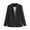 Black, variant on Collarless Blazer for Women Work Office Suit Jackets Semi-Formal Dressy Outwear Blazers With Pocketsightweight Jacket Fall Jackets for Women