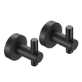 thumbnail image 4 of Hefilesy Round Base Wall Hanging Hook with Screws- Matte Black Hook, 2 Pack, for Entry Shoe Cabinet, Wardrobe Bathroom Bedroom Furniture Hardware, 4 of 5