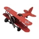 thumbnail image 4 of Biplano modelo de avión vintage Hugo Adorno de hierro Metálico decoración naranja, 4 of 10