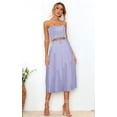 thumbnail image 2 of blouse Florale pour Femmes, Jupe maxi Costume Robe, 2 of 7
