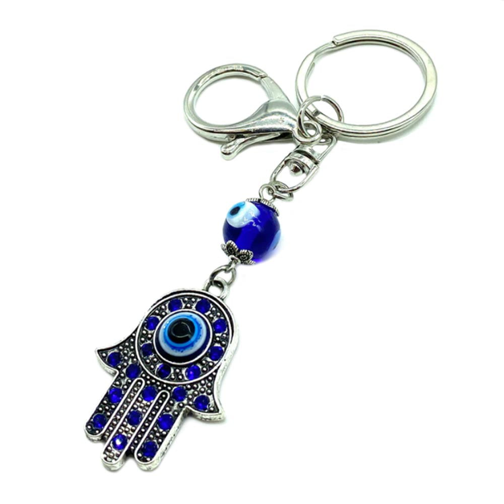 Hamsa Hand Keychain - Evil Eye Glass Keychain Hamsa Hand Key Chain Charm  Handbag Charm, New Home Gift - Yahoo Shopping