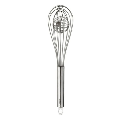 Cuisipro Stainless Steel Duo Whisk with Wire Ball