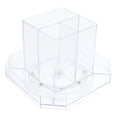 thumbnail image 4 of GOOHOCHY Desk Supplies Pen Pencil Cup Acrylic 1Set 5.4X5.4in, 4 of 8