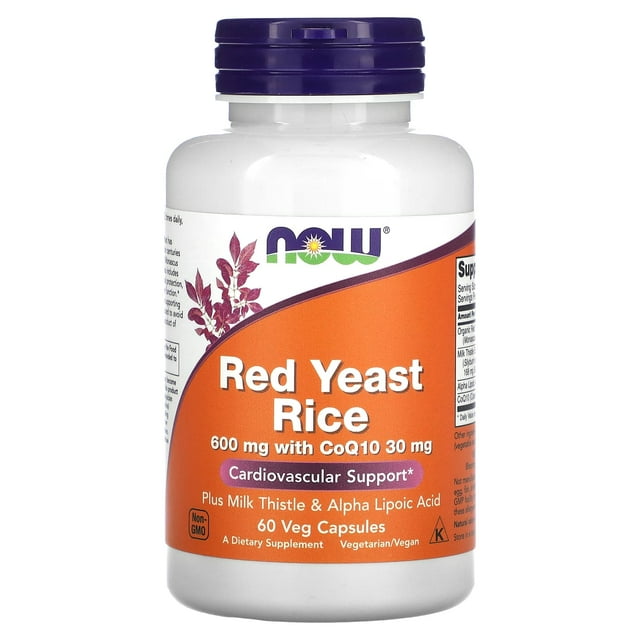 NOW FOODS ARROZ DE LEVADURA ROJA 60VCAPS