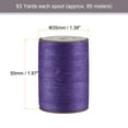thumbnail image 2 of Unique Bargains Thin Waxed Thread 93 Yards 0.65mm Polyester String Cord for Machine Sewing Hand Quilting Weaving, Medium Purple, 2 of 5