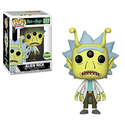 Funko Pop! Animación #338 Rick y Morty Alien Rick Exclusiva de la Convención de Primavera 2018
