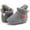 01aa Navy Grey, variant on Newborn Baby Boy Girl Soft Fleece Booties Stay On Infant Slippers Socks Shoe Non Skid Gripper Toddler First Walkers Winter Ankle Crib Shoes