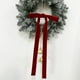 thumbnail image 4 of Christmas Bow Bells Pendant Decorated Velvet Bow Ornaments Christmas Tree Wreath Dress Pendant, 4 of 6