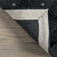 thumbnail image 3 of Rugs USA Chandy Textured Wool Area Rug, 2' 6" x 8', Runner, Durden Black, 3 of 9