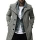thumbnail image 1 of Abrigo largo de lana cálido para hombre, chaqueta de invierno, abrigo de invierno, chaqueta informal de negocios de corte entallado, abrigo grueso y cálido a prueba de viento, estampado de, 1 of 5