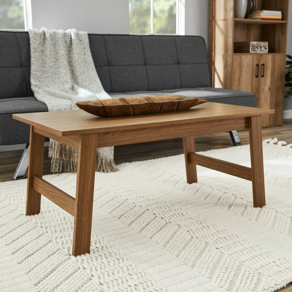 Mainstays Wood Composite Rectangle Coffee Table, Black