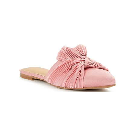 Scoop Women's Crinkle Satin Mules