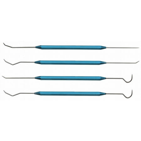 UPC: 0018018519452 | Central Tools 55-1945 Double End Aluminum Handle Precision Probe Set