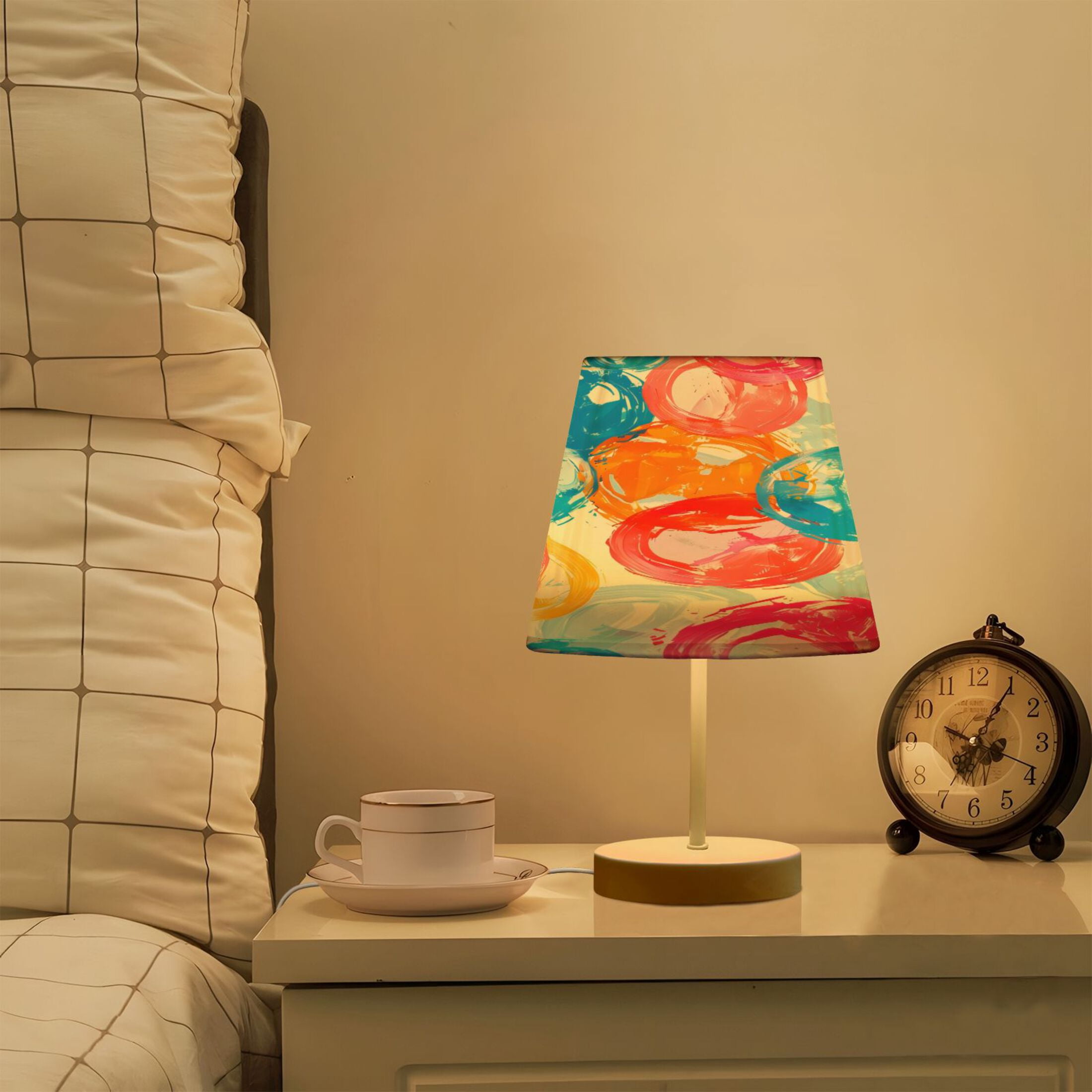 Table Lamp Small 5.9x10.8 Inches Table Lamps Night Light Tools & Home Improvement Bedroom Lamp Guest Room Lamp Study Lamp Office Lamp Color Oil Bubble