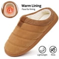 thumbnail image 3 of Ecetana Mens Slippers Cozy Memory Foam Scuff Slippers Casual Slip On Warm House Shoes, 3 of 6