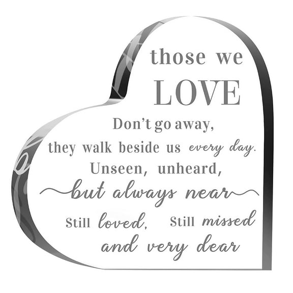 Memorial Bereavement Gifts Sympathy Gift for Day Loss of Father Lost of Loved , , 10x11x1cm