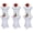 White, variant on 6 Pack Cocktail Table Covers 32"x43" Spandex Stretch Highboy Top Tablecloth Fitted Round Table Cloths for Bar Wedding Cocktail Party Banquet Tables (6, White, 32"x 43")