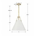 thumbnail image 2 of Crystorama Xavier 3 Light Vibrant Gold Pendant - 16"W x 16.5"H x 16"D, 2 of 11