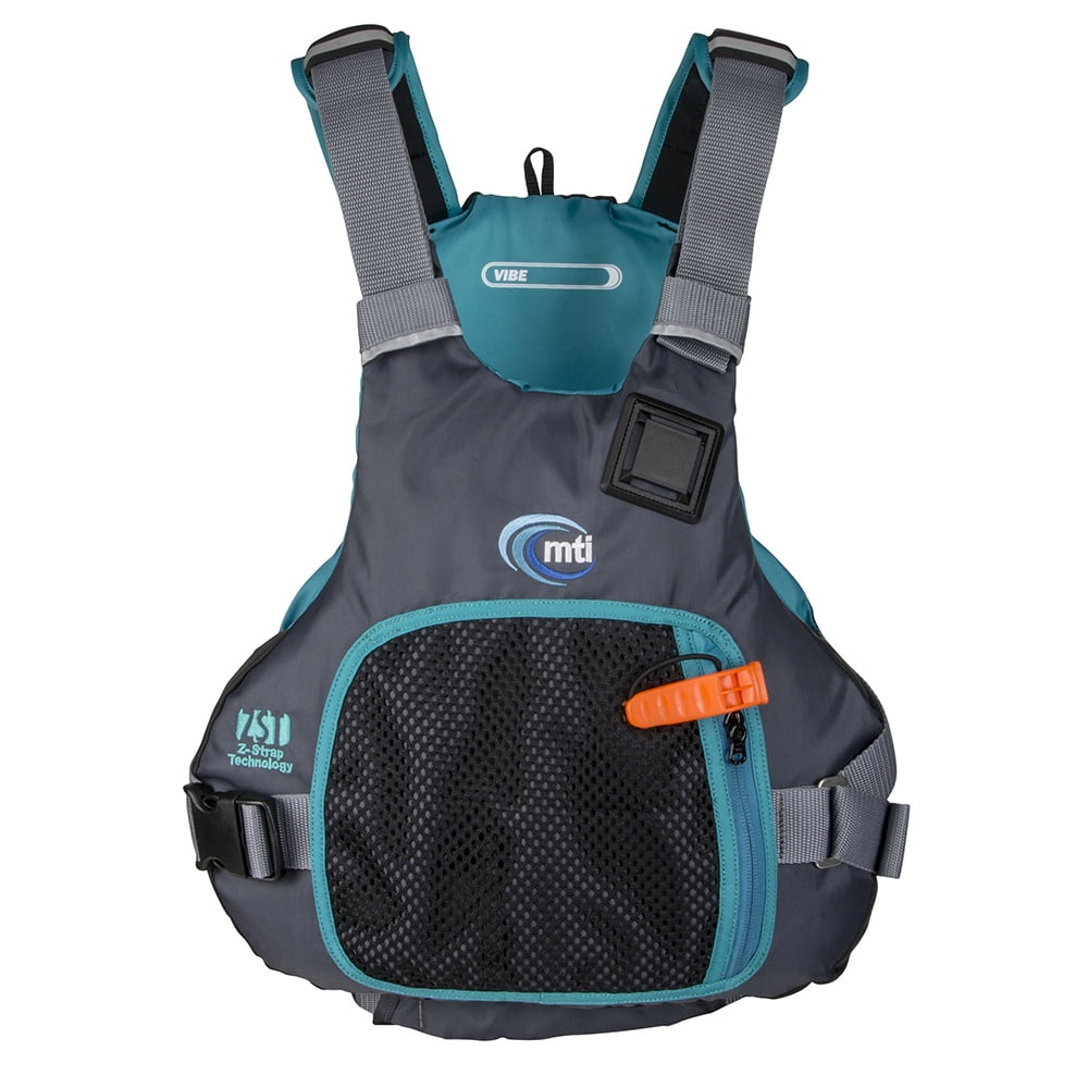 Mti Life Jackets MV706FS/M845 Mti Vibe Life Jacket Black/turquoise
