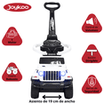 thumbnail image 3 of Montable Electrico para Niños Híbrido con Bastón y Pedal Acelerador Barras de Seguridad Luces Batería 6v - Blanco, 3 of 8