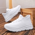 thumbnail image 7 of XIMIN Men's Slip On Walking Non Slip Athletic Gym Workout Shoes Running Comfortable Tennis Breathable Lightweight Casual Fashion Tennis Sneakers, 7 of 7