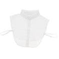 thumbnail image 1 of Esquirla Faux Col Demi-Chemise Blouse Détachable - type Chemise Blanche, 1 of 8