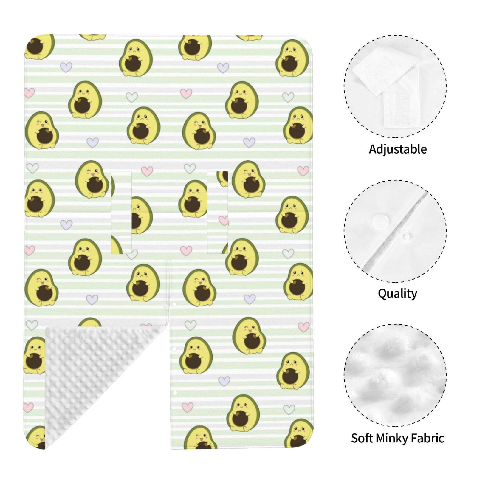 Car Seat Cover Baby - Avocado of a Hear Breathable Infant Car Seat Cover for Baby Carseat, Lightweight Comfort Baby Essentials Must Haves Newborn Stuff for Girl Boy