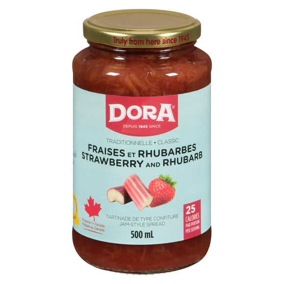 TRADITIONAL STRAWBERRY and RHUBARB WITH PECTIN, LIGHT STAWBERRY RHUBARB