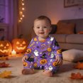 thumbnail image 6 of Halloween Romper Family Pajamas Sets 2Pcs Ghost Print Holiday PJs Jumpsuit Sleepwear Loungewear for Baby, 6 of 7
