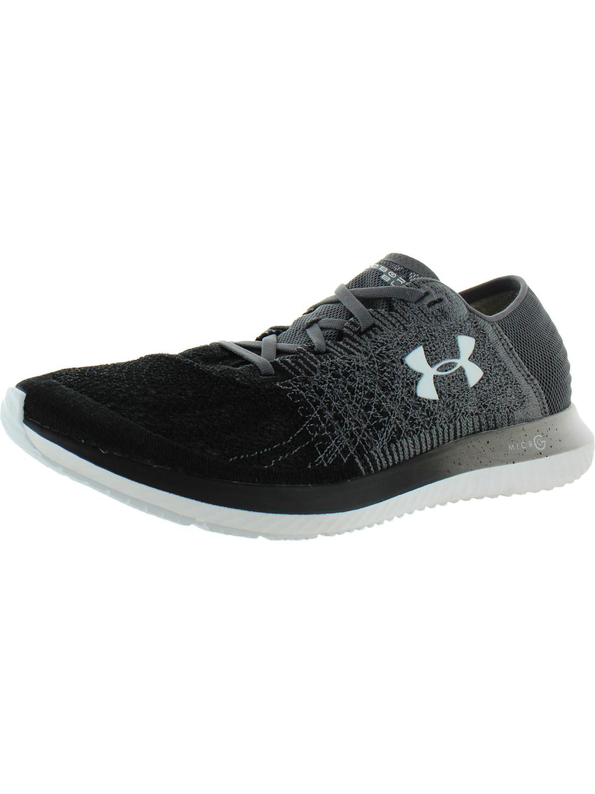 Under Armour Womens Threadborne Blur Running Shoes Trainers Sneakers Black Grey 