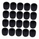 thumbnail image 3 of Juego de 10 micrófonos inalámbricos de largo alcance UHF, inalámbricos, de mano, dinámicos para voz. 20 unidades negras, 3 of 9