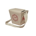 thumbnail image 4 of Bolsa en forma de CAJA DE COMIDA CHINA, Bandolera para Mujer, Estilo Takeout Box. Cross-Body, Color Blanca, Moda Kawaii. Curiosidades, Novedosa y Encantadora (Bolsa para Mujeres)., 4 of 5
