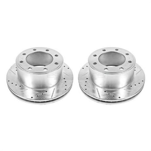Power Stop AR85116XPR Evolution Drilled & Slotted Rotors -Rear
