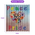 thumbnail image 5 of Peace Love Pride Manx with Rainbow Sunglasses LGBT LGBTQ+ Shower Curtain Cat Lover Kitten Owner Gifts Waterproof Bathroom Bathtub Curtain - 01004, 5 of 5