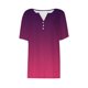 thumbnail image 5 of Camisetas Casuales de Mujer con Cuello en V Camiseta de Color Sólido, Manga Corta Casual Top para el Uso Diario, 5 of 5