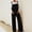 Black, variant on HUPOM Chino Pants For Women Pants For Women Chinos High Waist Rise Short Straight-Leg Black L