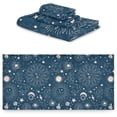 thumbnail image 2 of Dreamtimes 3 PCS Towel Space Galaxy Constellation Print Cotton Bath Towel Set (1 Bath Towel, 1 Hand Towel, 1 Washcloth) for Bathroom, Super Soft and Quick Dry Towels, 2 of 7