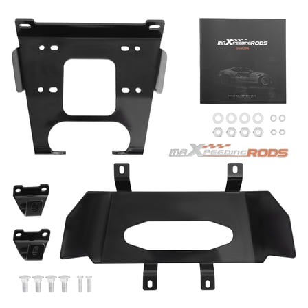 Maxpeedingrods Front Winch Mounting Bracket FOR 2020-UP Polaris RZR PRO XP (Base/LE/Premium