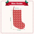 thumbnail image 3 of Bingfone Retro Lobsters Print Personalized Christmas Stocking - Snowman Design Large 18 inch,Family Holiday Season Decor, 3 of 8