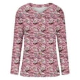 thumbnail image 4 of Cutuoiiu Christmas Long Sleeve Cardigan for Women Cute Christmas Print Open Front Button Coat Gifts, 4 of 5