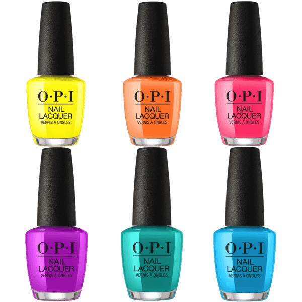 OPI OPI Nail Polish, 6Piece Neon Collection, 0.5 fl oz each