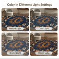 thumbnail image 7 of ODIKA 9'x12' Washable Area Rug Non-Shedding, Easy Care Boho Floral With Mystical Celestial Medallion Accents Witchy Moth Refined for Master Suite, California King, Under Bed, 7 of 7
