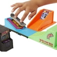 thumbnail image 5 of Hot Wheels Skate Arcade Skatepark with Tony Hawk Fingerboard & 1 Pair of Shoes, 5 of 6