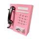 thumbnail image 1 of Accesorios para teléfono fijo, decoración de pared, artesanía de hierro, adornos decorativos, diseño retro para fondo de fotografía, resistente Rosa, 1 of 8