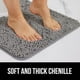 thumbnail image 3 of Alfombra de baño Gorilla Grip, gruesa, suave y absorbente, gris, 3 of 9