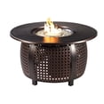 thumbnail image 4 of Aluminum 44-in Round Patio Fire Table Set with Swivel Rocking Chairs, 4 of 12